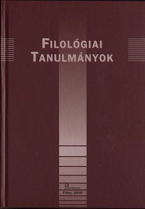 Filológiai tanulmányok