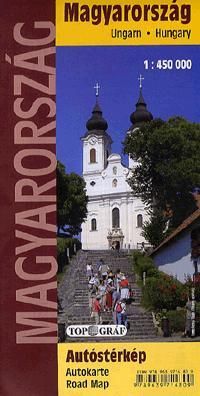 Magyarország 1:450000 - Autóstérkép