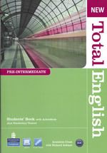 New Total English Pre-Intermediate Student's Book with Active Book + CD