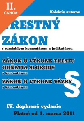 Lacná kniha Trestný zákon IV. vydanie