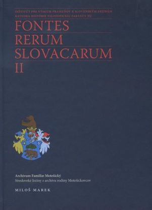 Fontes rerum Slovacarum II.