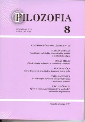 Filozofia 8 2011 + kniha Subjektivita-intersubjektivita