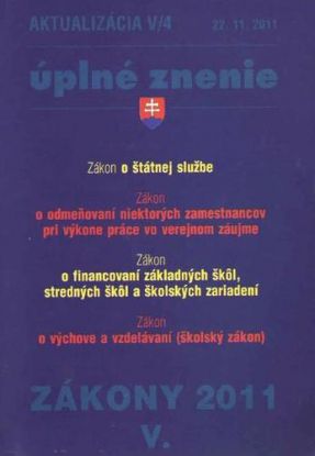 Zákony 2011 V. aktualizácia V 4 - Zákon o štátnej správe