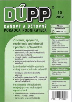 Daňový a účtovný poradca podnikateľa 10 2012