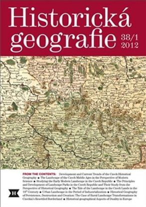 Historická geografie 38 1 2012