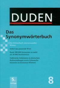 DUDEN 8 Synonymworterbuch