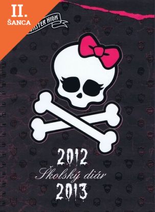 Lacná kniha Monster High - Školský diár 2012-2013