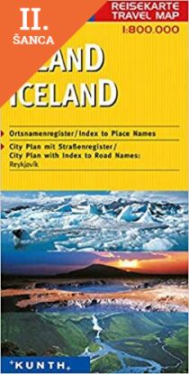 Lacná kniha Island 1:800 000 Reisekarte
