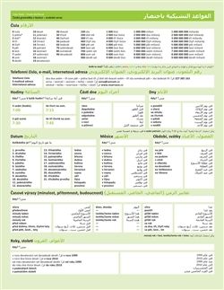 Česká gramatika v kostce - Arabská verze