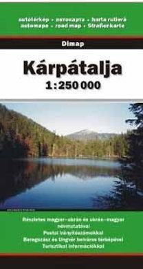 Kárpátalja 1:250000 autótérkép