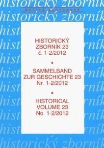 Historický zborník 23 č. 1-2 2012