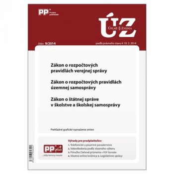 Úplné znenia 9 2014 Zákon o rozpočtových pravidlách verejnej správy