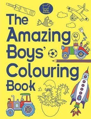 Amazing Boys Colouring Book