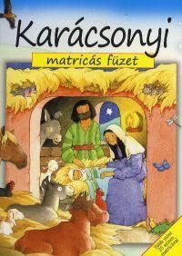 Karácsonyi matricás füzet