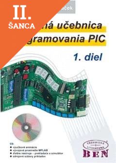 Lacná kniha Moderná učebnica programovania PIC 1.diel + CD