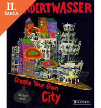 Lacná kniha Hundertwasser Create You Own City Sticker Book