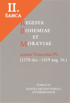 Lacná kniha Regesta Bohemiae et Moraviae aetatis Venceslai IV.