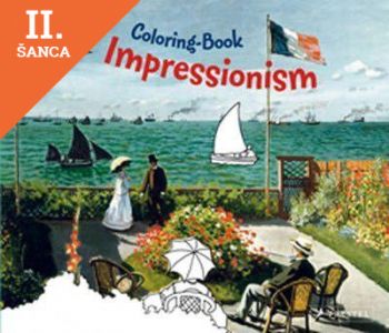 Lacná kniha Colouring Book Impressionism