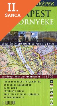 Lacná kniha Budapest és környéke - Várostérkép