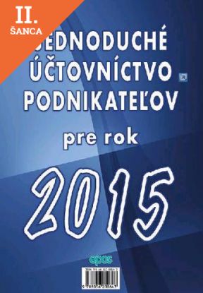 Lacná kniha Jednoduché účtovníctvo podnikateľov pre rok 2015