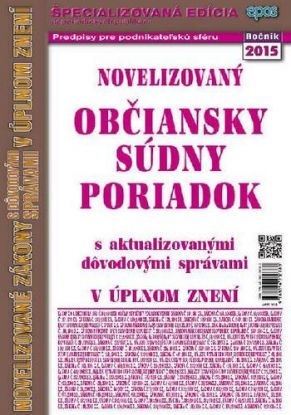 NZ 10 2015 Občiansky súdny poriadok