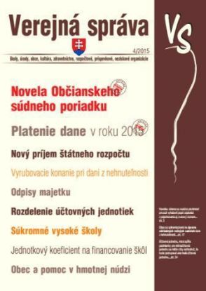 Verejná správa 4 2015