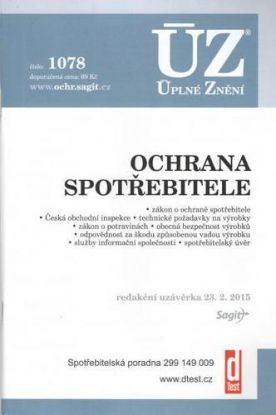 ÚZ 1078 Ochrana spotřebitele