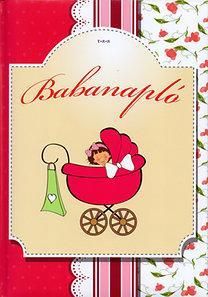 Babanapló lányoknak - piros
