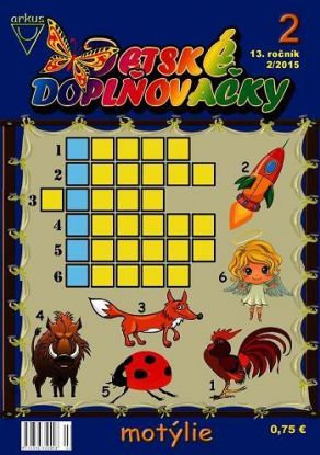 Detské doplňovačky 2 2015 motýlie