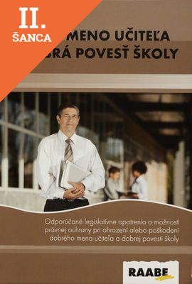 Lacná kniha Dobré meno učiteľa a dobrá povest školy
