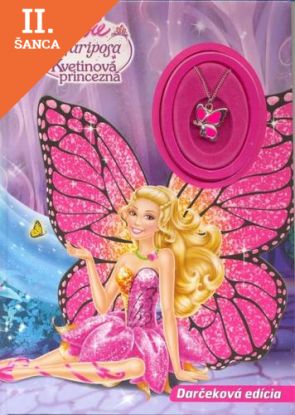 Lacná kniha Barbie a Kvetinová princezná - s hračkou