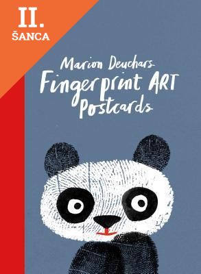 Lacná kniha Fingerprint Art Postcards: 20 Detachable Postcards