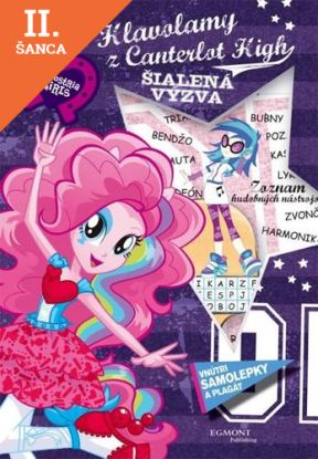 Lacná kniha My little Pony-Šialená výzva-Hlavolamy z Canterlot High