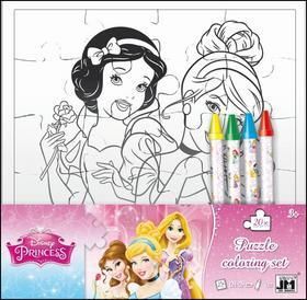 Omalovánkové puzzle Princezny