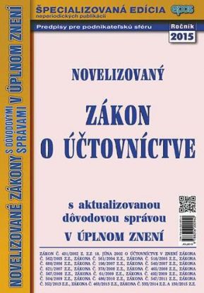 NZ 20/15 o účtovníctve