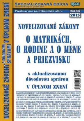 NZ o matrikách, rodine a o mene a priezvisku