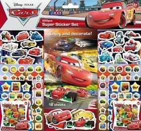 Super sticker set 500 ks Auta