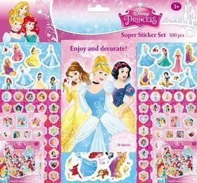 Super sticker set 500 ks Princezny
