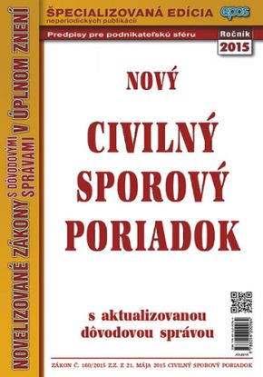 NZ 22/15 Civilný sporový poriadok