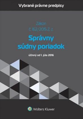 Správny súdny poriadok - účinný od 1. júla 2016