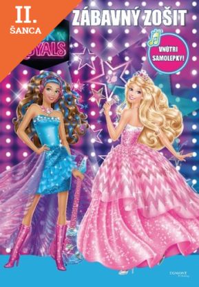 Lacná kniha Barbie Rock n´ Royals - zábavný zošit