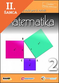 Lacná kniha Matematika Pracovný zošit pre 9. ročník 2