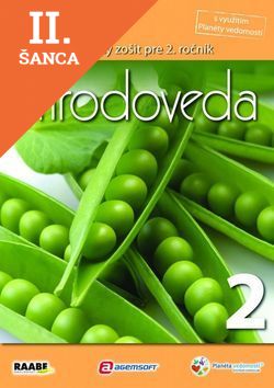 Lacná kniha Prírodoveda Pracovný zošit pre 2. ročník 2