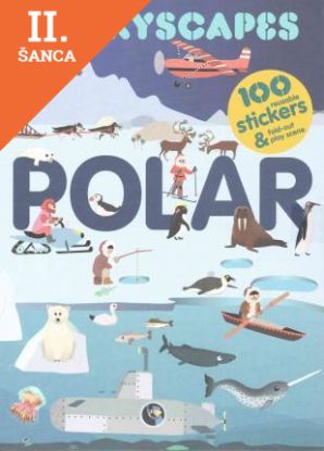Lacná kniha Stickyscapes Polar Adventures