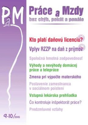 Práce a Mzdy 9-10 2015