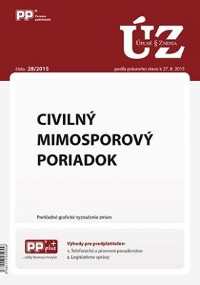 UZZ 28 2015 Civilný mimosporový poriadok