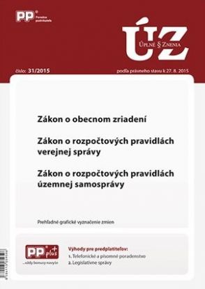 UZZ 31 2015 Zákon o obecnom zriadení