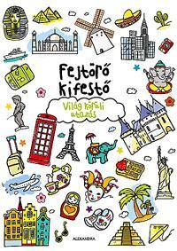 Fejtörő kifestő - Világ körüli utazás