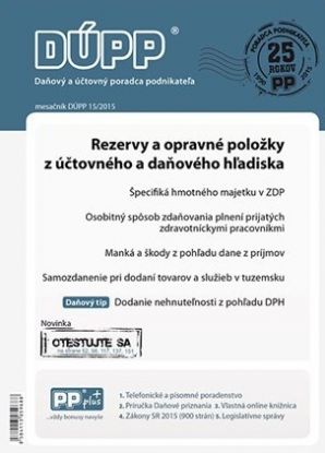 Daňový a účtovný poradca podnikateľa 15 2015