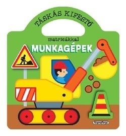 Táskás kifestő matricákkal - Munkagépek